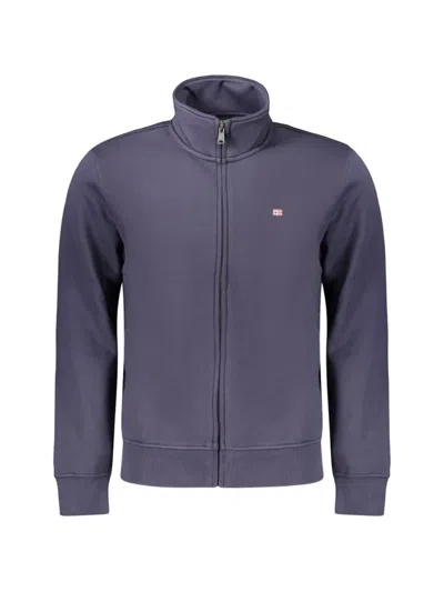 Napapijri Zip-up Sweatshirt In Blue