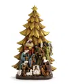 Napco 12.25" African American Nativity Scene In Multi