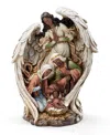 Napco African American Guardian Angel In White