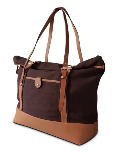 Nappa Dori "convoy" Beckett Fold-up Tote Bag Bags In Brown