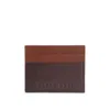 Nappa Dori Men's Classic Card Case - Dark Brown