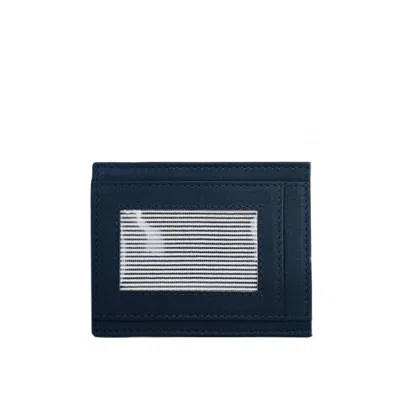 Nappa Dori Men's Classic Card Case 02 - Navy Blue