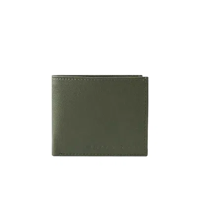Nappa Dori Men's Green Classic Wallet - Olive