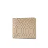 Nappa Dori Men's Neutrals Classic Wallet - Clay Croco
