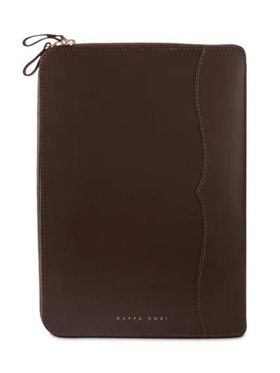 Nappa Dori "sepoy" Harness Ledger Stationary Bag Bags In Brown