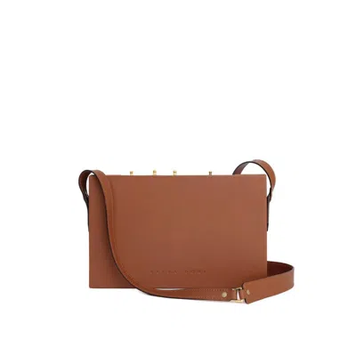 Nappa Dori Women's Brown Radio Bag - Tan