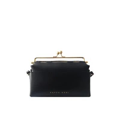 Nappa Dori Women's Kisslock Bag - Black