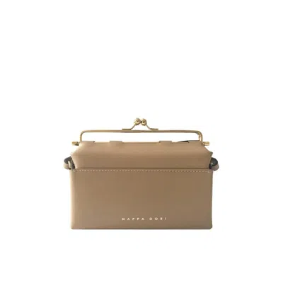 Nappa Dori Women's Neutrals Kisslock Bag - Clay In Black