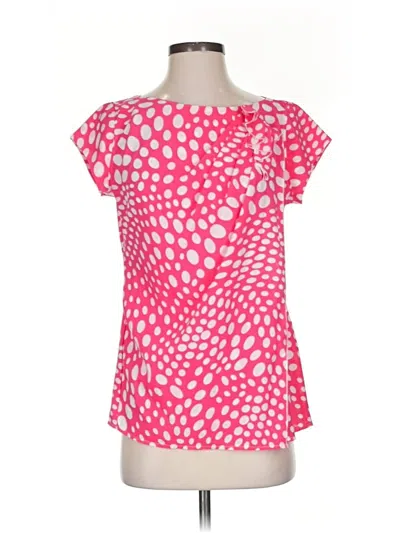 Naracamicie Short Sleeve Blouse In Pink