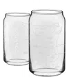 Narbo The Can Orlando Map Everyday Glassware, Set Of 2 In White