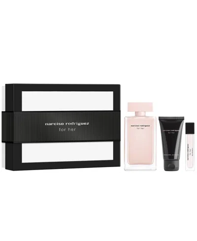 Narciso Rodriguez 3-pc. For Her Eau De Parfum Gift Set In Transparent