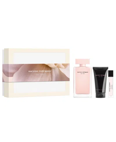 Narciso Rodriguez 3-pc. For Her Eau De Toilette Gift Set In Transparent