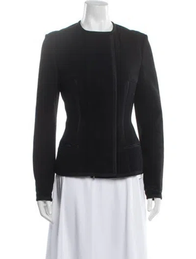 Pre-owned Narciso Rodriguez Blazer In Black