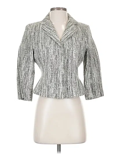 Pre-owned Narciso Rodriguez Blazer Jacket In Silver