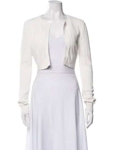 Pre-owned Narciso Rodriguez Bolero In Neutral