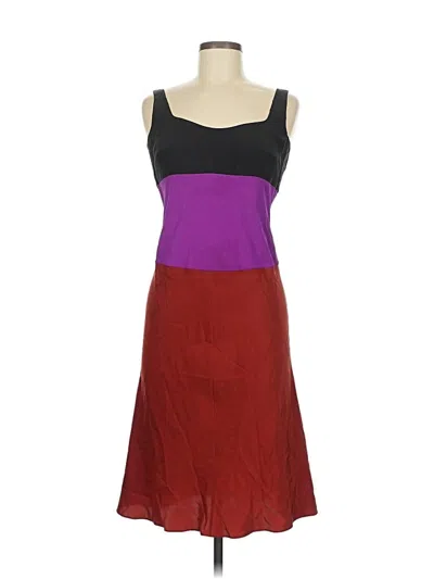 Pre-owned Narciso Rodriguez Casual Dress In Burgundy