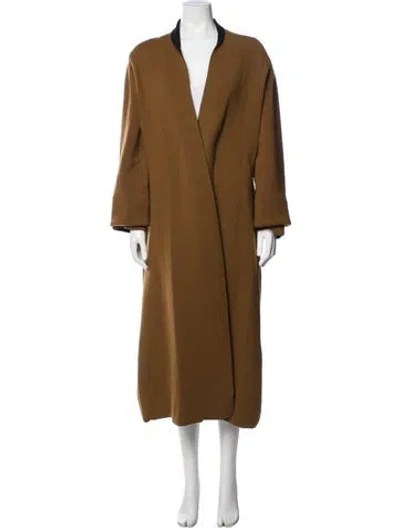 Pre-owned Narciso Rodriguez Coat In Brown