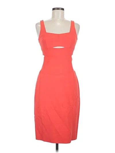 Pre-owned Narciso Rodriguez Cocktail Dress In Orange