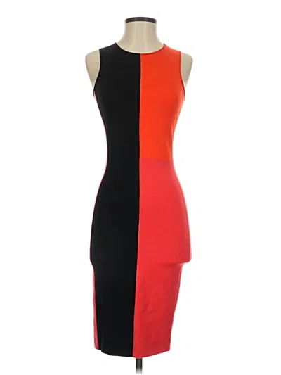 Pre-owned Narciso Rodriguez Cocktail Dress In Red