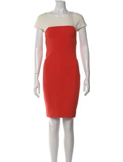 Pre-owned Narciso Rodriguez Crew Neck Knee-length Dress In Multi