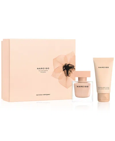 Narciso Rodriguez Elegant Poudree Fragrance Duo Set - 1.6 oz Edp Spray & 1.6 oz Body Lotion