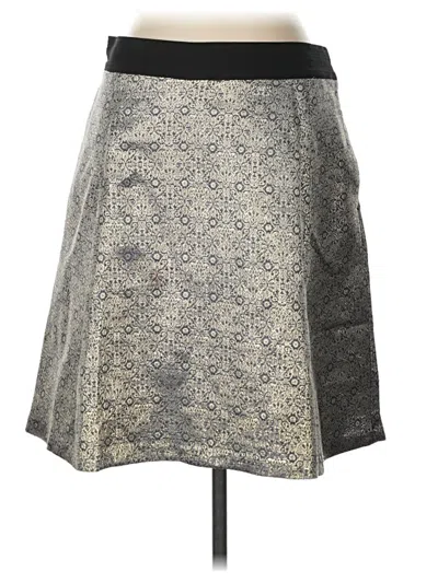 Pre-owned Narciso Rodriguez For Design Nation Casual Skirt In Silver
