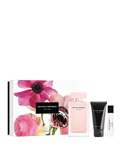 Narciso Rodriguez For Her Eau De Parfum Gift Set ($189 Value) In White