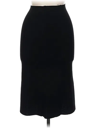 Pre-owned Narciso Rodriguez Formal Skirt In Black