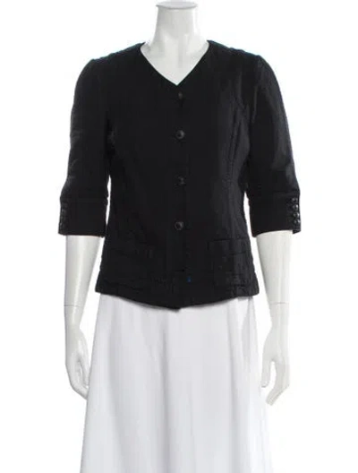 Pre-owned Narciso Rodriguez Jacket In Black