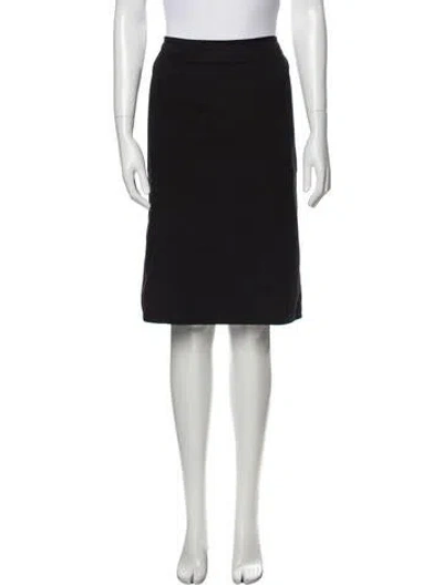 Pre-owned Narciso Rodriguez Knee-length Skirt In Black