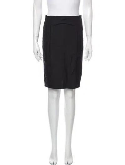 Pre-owned Narciso Rodriguez Knee-length Skirt In Black