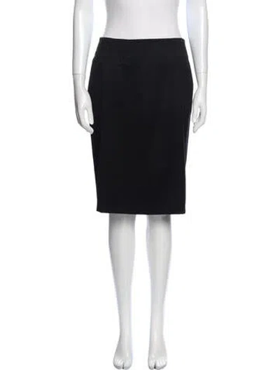 Pre-owned Narciso Rodriguez Knee-length Skirt In Black