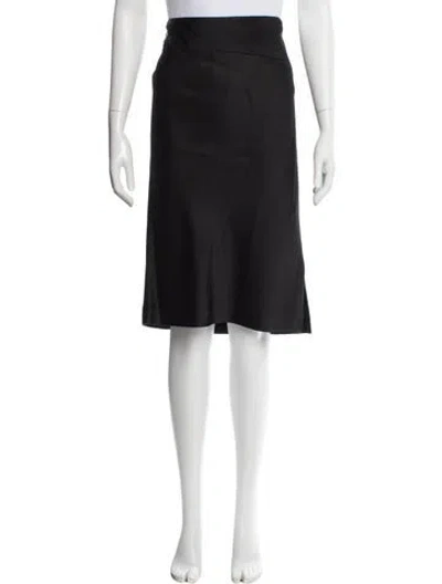 Pre-owned Narciso Rodriguez Knee-length Skirt In Black