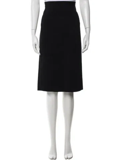 Pre-owned Narciso Rodriguez Knee-length Skirt In Black