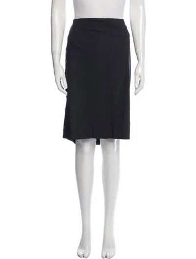 Pre-owned Narciso Rodriguez Knee-length Skirt In Gray