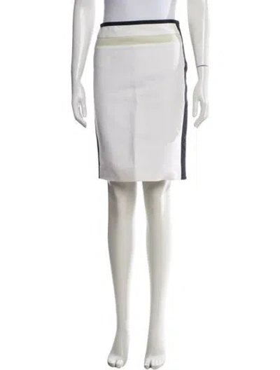 Pre-owned Narciso Rodriguez Knee-length Skirt In Grey