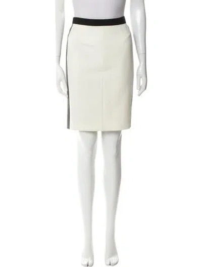 Pre-owned Narciso Rodriguez Knee-length Skirt In Neutral