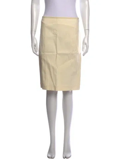 Pre-owned Narciso Rodriguez Knee-length Skirt In Neutrals