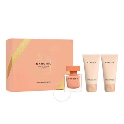 Narciso Rodriguez Ladies Narciso Ambree Gift Set Fragrances 3423222055981 In White