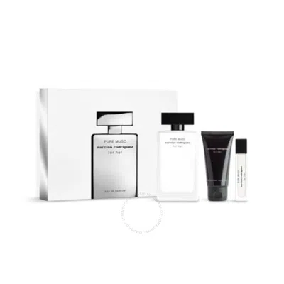 Narciso Rodriguez Ladies Pure Musc Gift Set Fragrances 3423222092481 In White