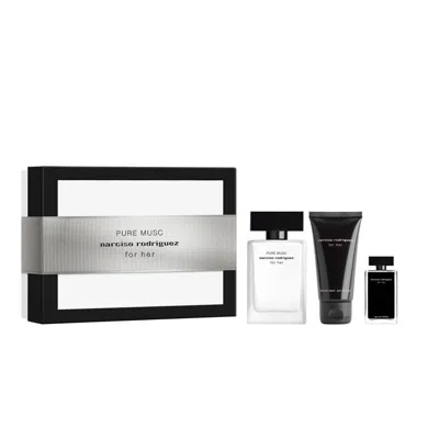 Narciso Rodriguez Ladies Pure Musc Gift Set Fragrances 3423222137717 In Transparent