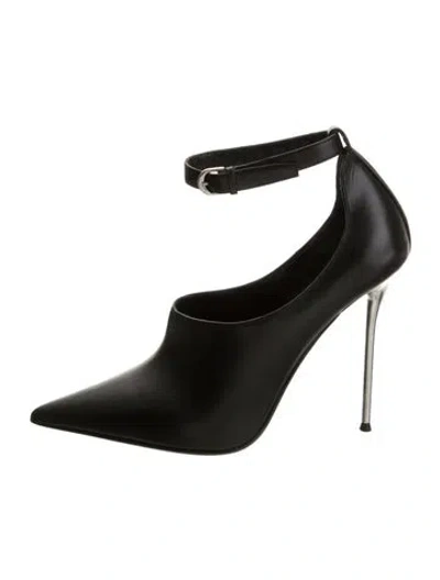 Pre-owned Narciso Rodriguez Leather Pumps In Black