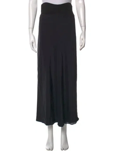 Pre-owned Narciso Rodriguez Long Skirt In Black