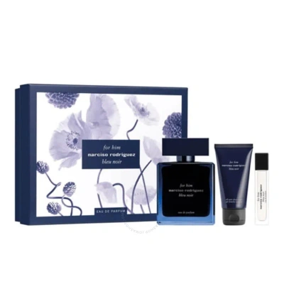 Narciso Rodriguez Men's Bleu Noir For Him Edp Gift Set Fragrances 3423222012991 In N/a
