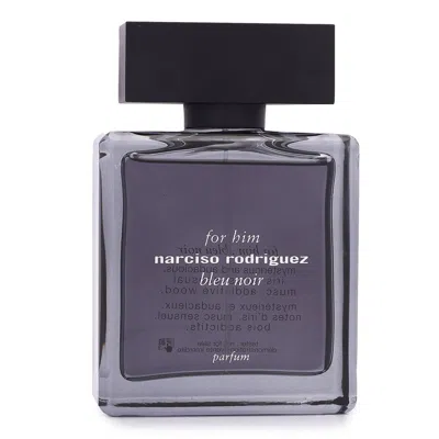 Narciso Rodriguez Men's Bleu Noir For Him Parfum 3.38 oz (tester) Fragrances 3423222056087 In Blue