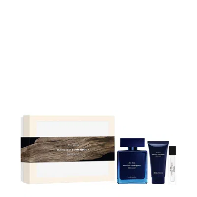 Narciso Rodriguez Men's Bleu Noir Gift Set Fragrances 3423222145385 In Blue