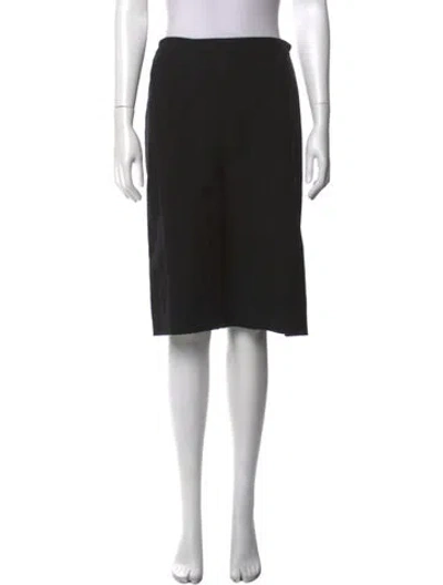 Pre-owned Narciso Rodriguez Midi Length Skirt In Black