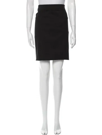 Pre-owned Narciso Rodriguez Mock Neck Mini Dress In Black