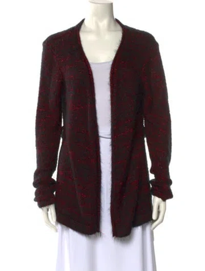 Pre-owned Narciso Rodriguez Open Front Sweater In Black