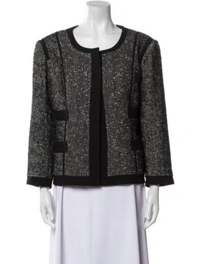 Pre-owned Narciso Rodriguez Printed Evening Jacket In Blue